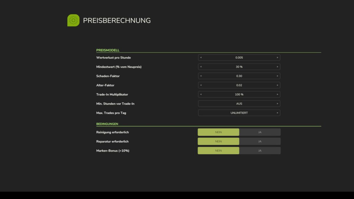 Vehicle Trade-in v 1.0.0.1