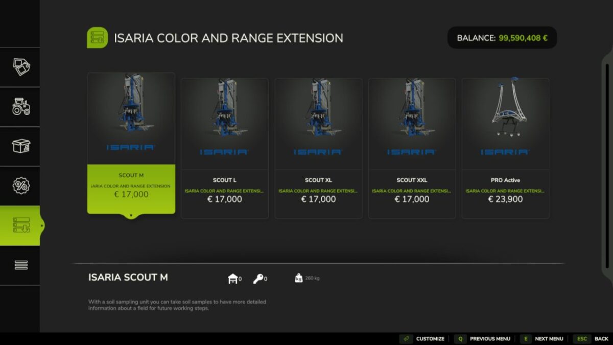 Isaria Color and Range Extension v 1.1.0.1