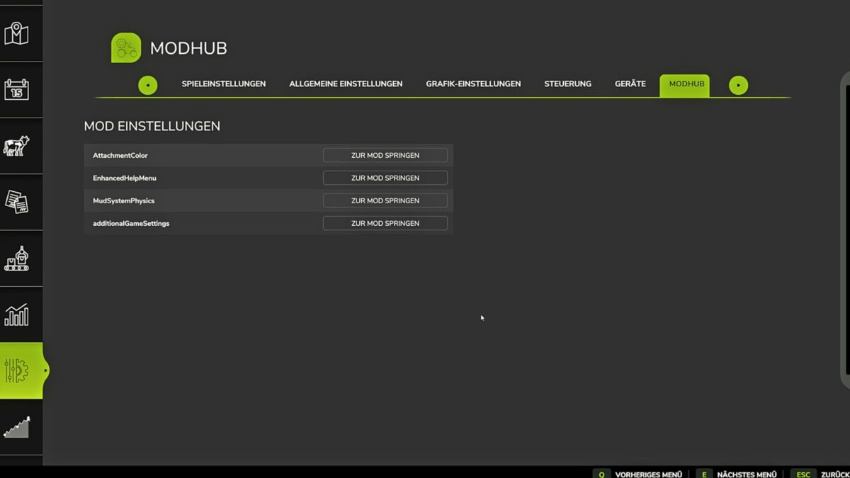 Mod Settings Hub v 1.0