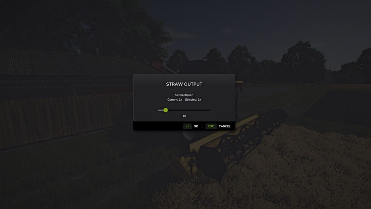 Straw Output Control v 1.0