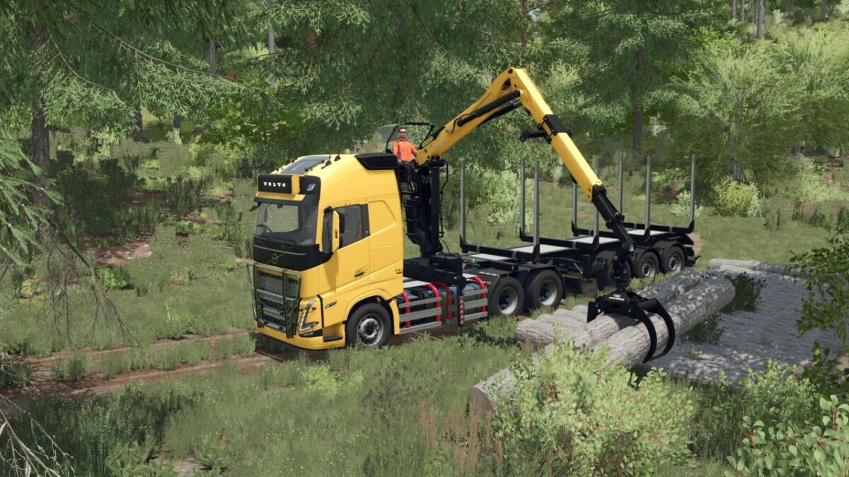 Volvo FH 16 Forestry Z-Crane Semi Trucks Pack v 1.0.0.3