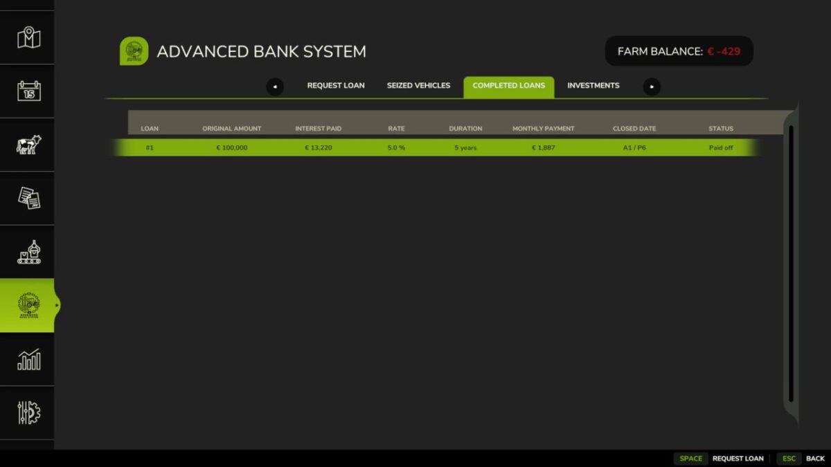 Advanced Bank System v 1.0