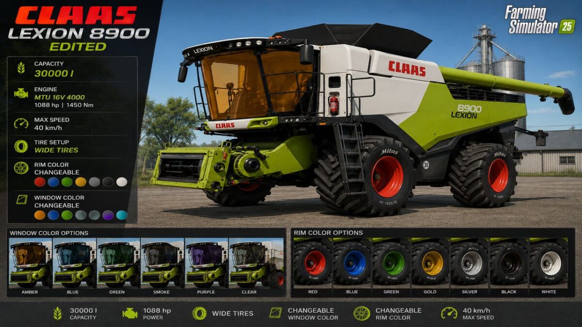 Claas Lexion 8900 v 1.0