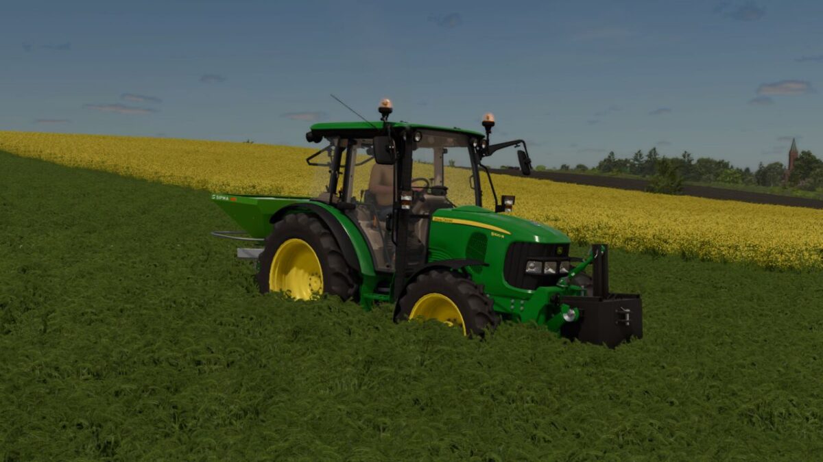 John Deere 5R + 583 v 1.0