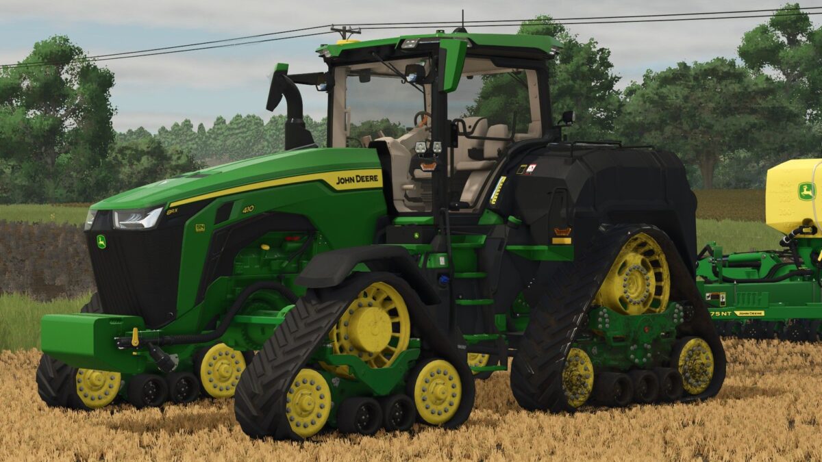 John Deere 8RX with ExactRate Tanks v 1.0