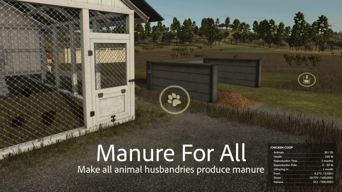 Manure for all Husbandries v 1.0