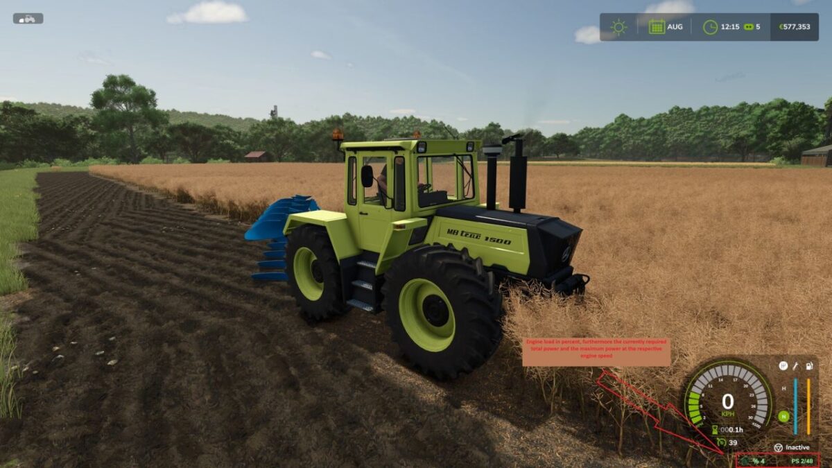 Motor Load HUD v 1.0