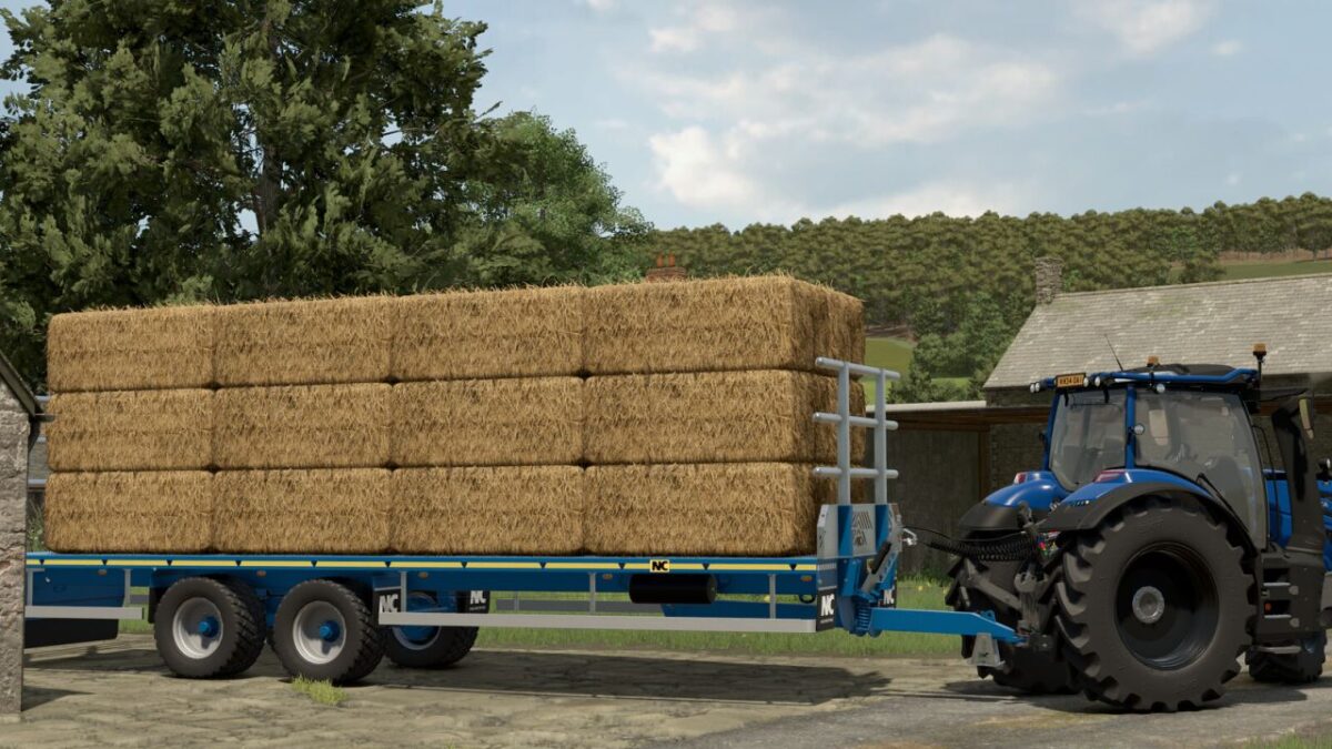 NC Engineering 16t Bale Trailer v 1.0.0.1