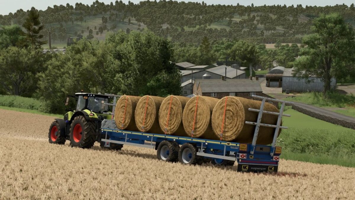 NC Engineering 16t Bale Trailer v 1.0.0.1