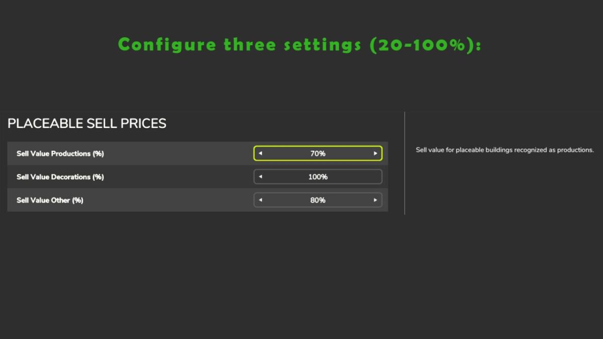 Placeable Sell Prices v 1.3.3.0