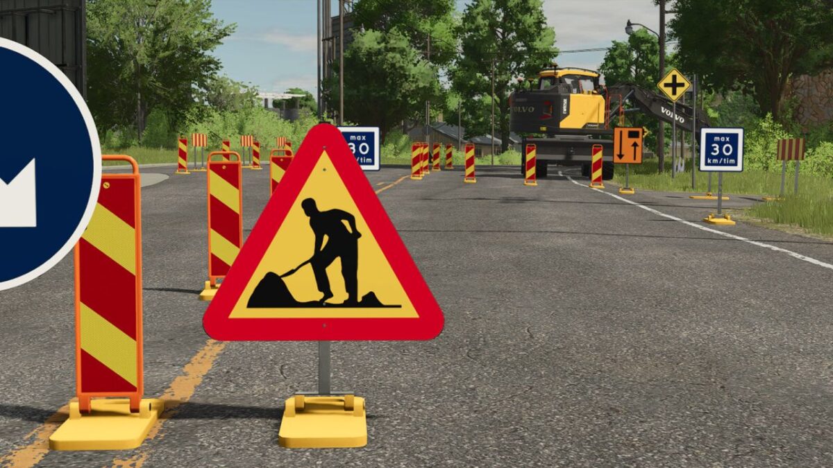 Swedish Construction Sign Pack Plus v 1.0