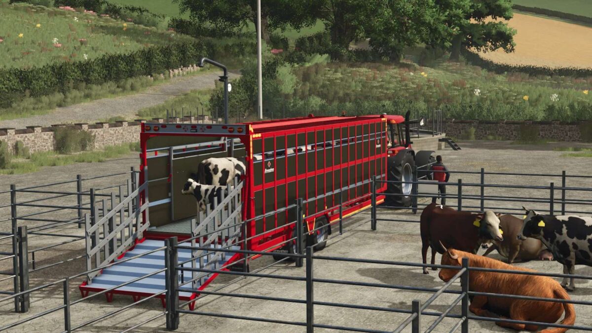 Broughan 28 Ft Animal Trailer v 1.0