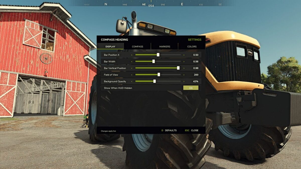 Compass Heading Display v 1.1.1