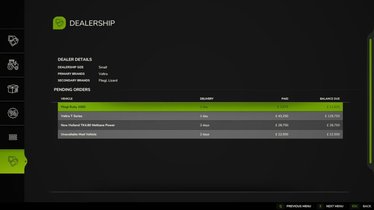 Dynamic Dealership v 1.0
