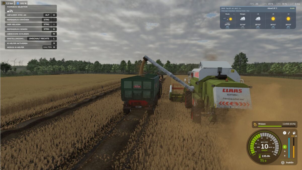 Harvester Unloader Sync v 1.2.4.1