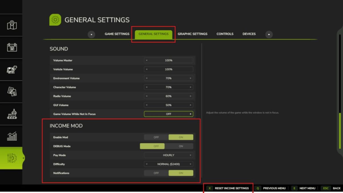 Income Mod v 2.1.7.0
