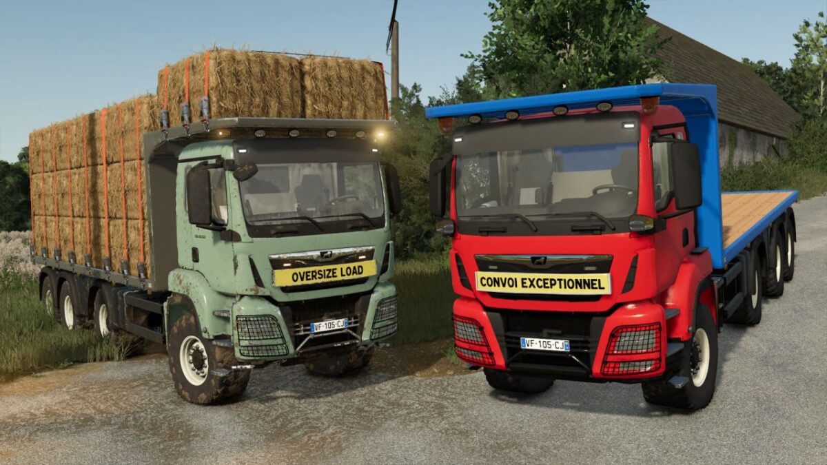 MAN TGS 18.500 Flatbed Truck v 1.5.0.1