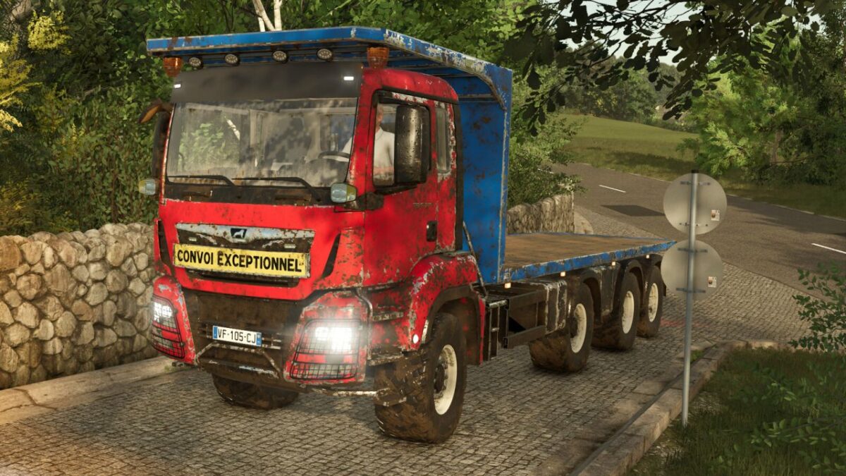 MAN TGS 18.500 Flatbed Truck v 1.5.0.1