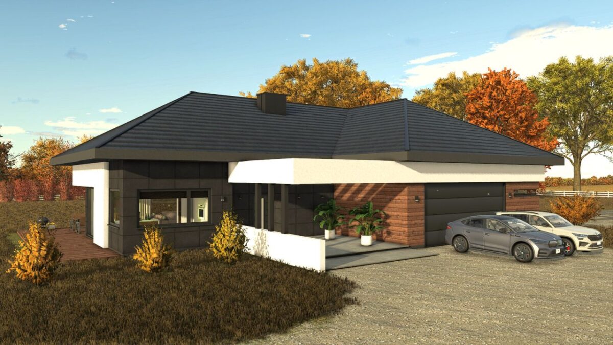 Modern House with Garage v 1.0