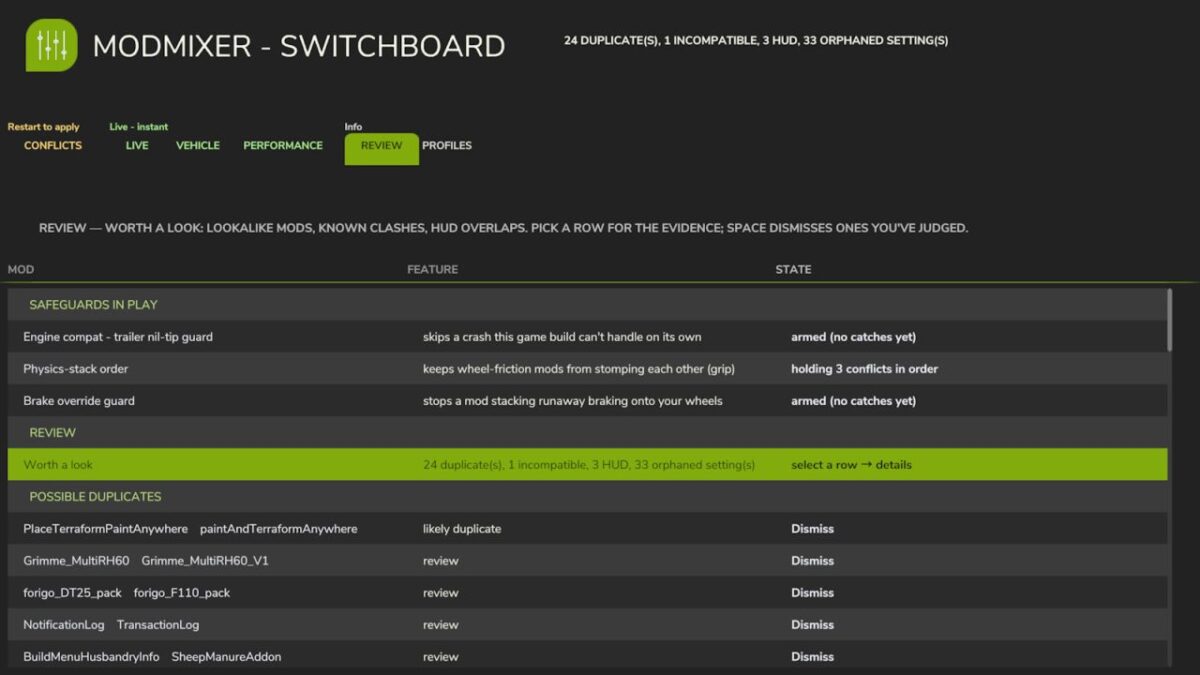 Mod Mixer v 1.4.2.1