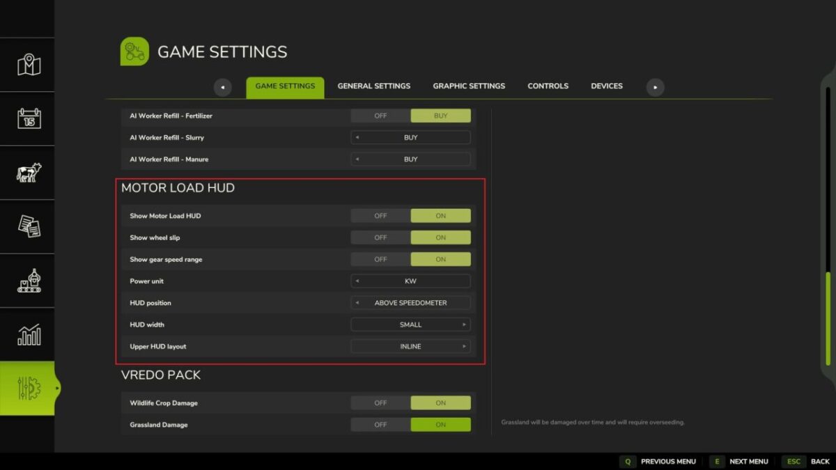 Motor Load HUD v 1.1