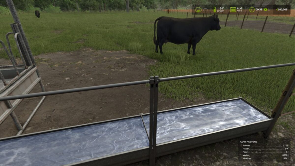 Rain Fills Water Troughs v 1.0