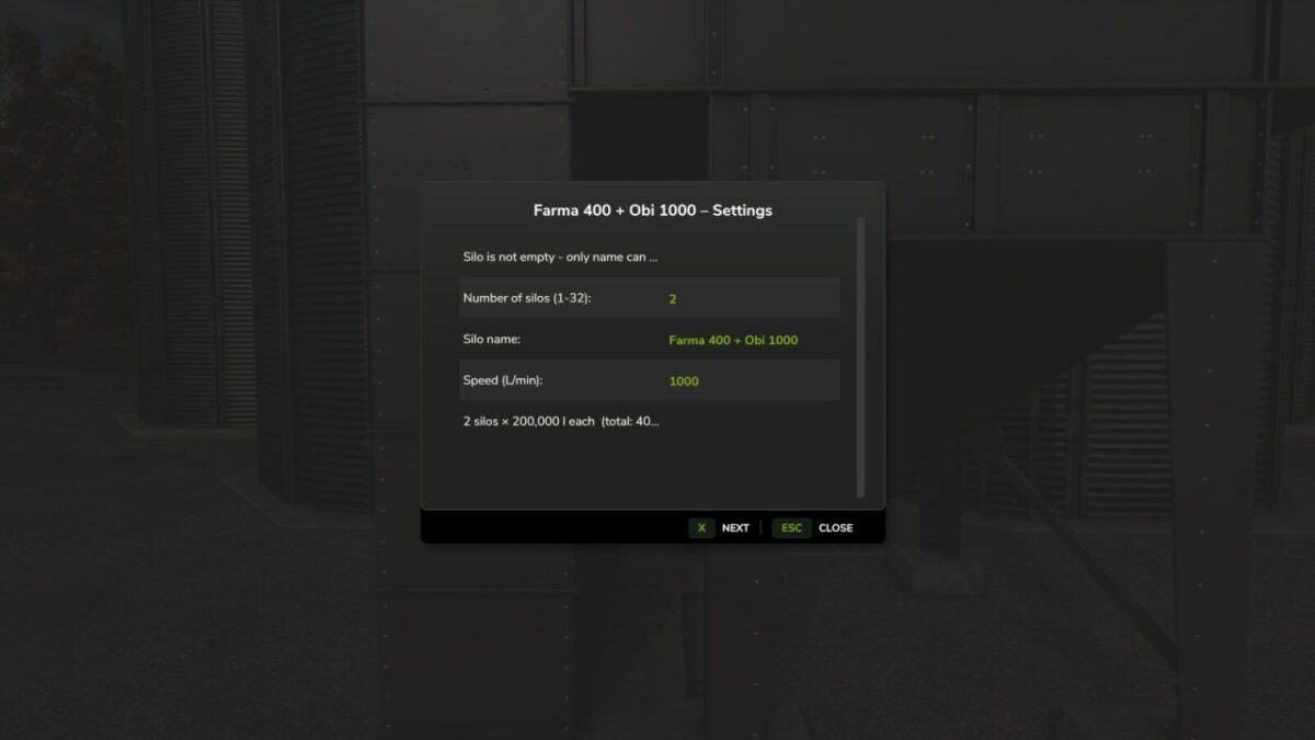 RealSilo – Realistic Silo Compartments v 1.0