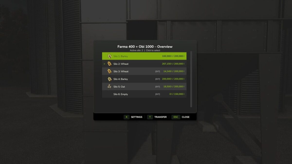 RealSilo – Realistic Silo Compartments v 1.0