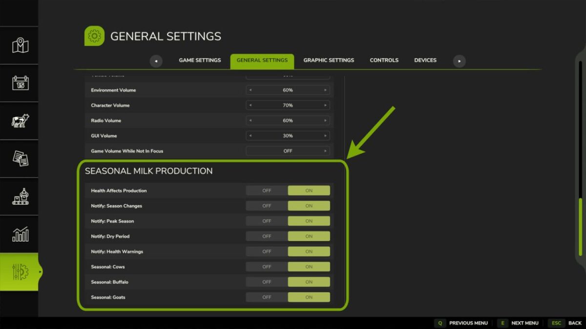 Seasonal Milk Production v 1.0.0.1