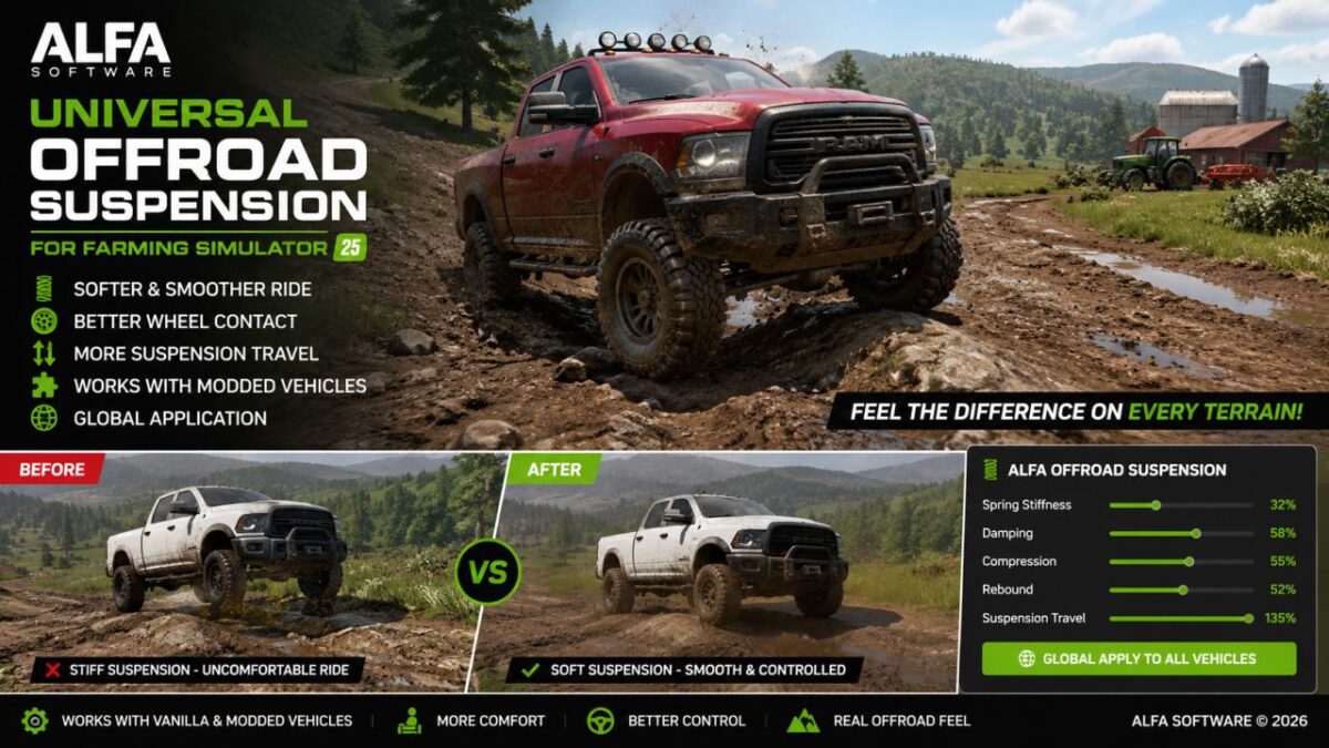 Universal Offroad Suspension v 1.0