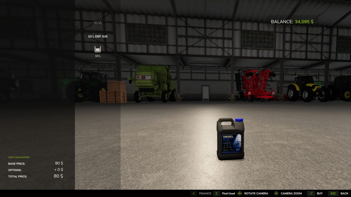 Diesel Exhaust Fluid Additive v 1.0