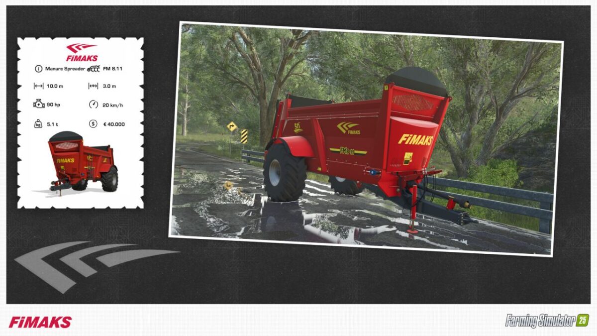 Fimaks FM 8.11 Manure Spreader v 1.0