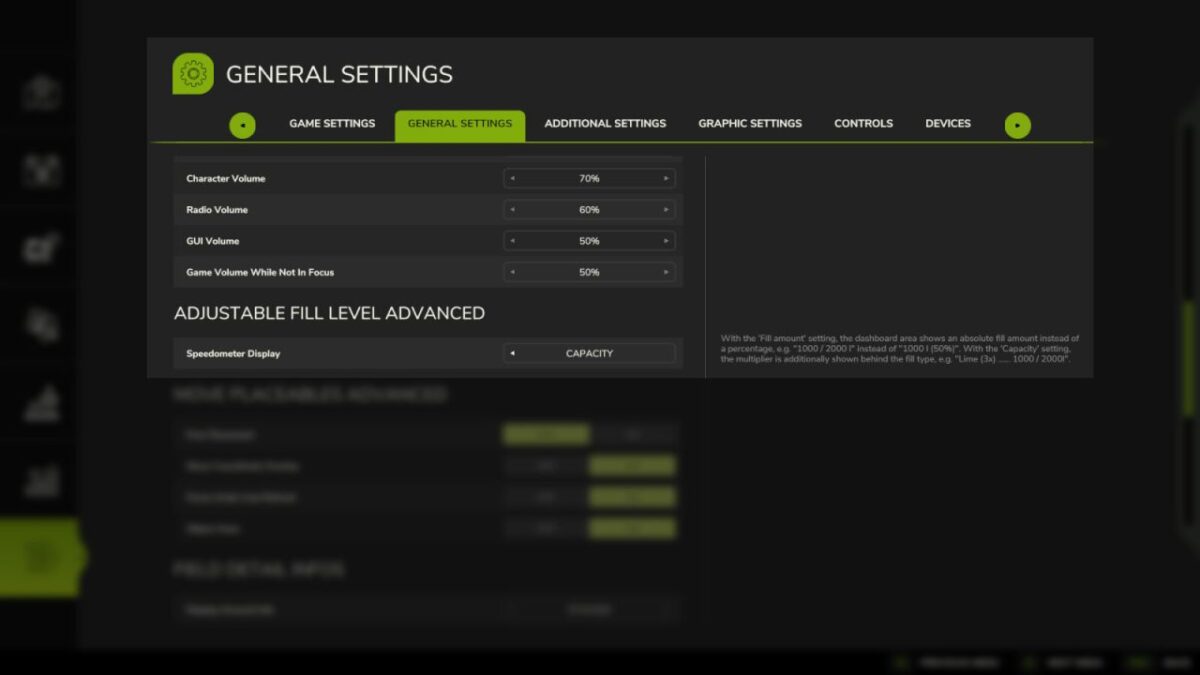 Adjustable Fill Level Advanced v 1.1