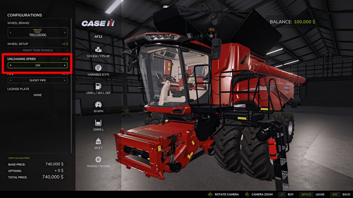 Adjustable Unloading Speed v 1.1
