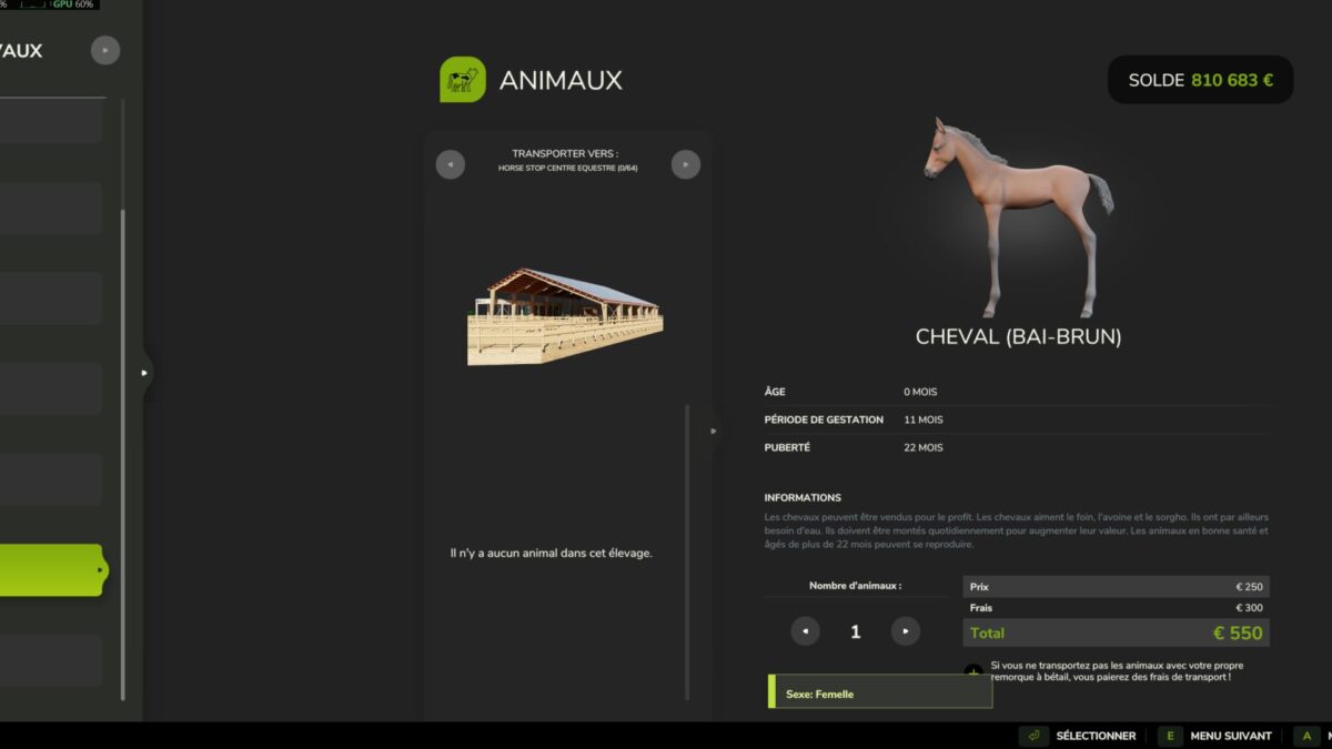 Capacity of 64 Horses per Pen v 1.0