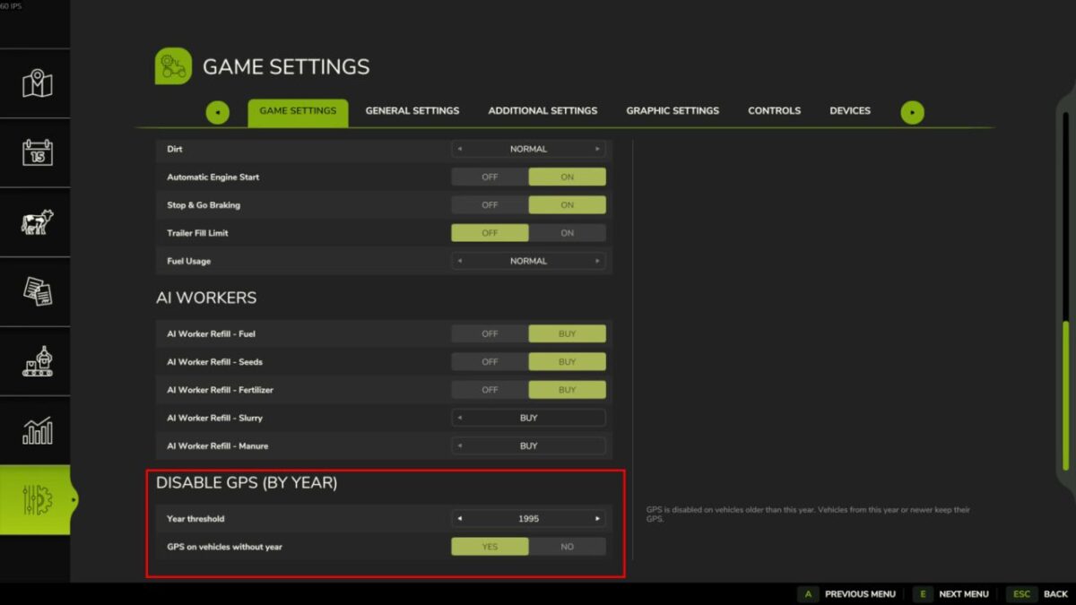 Disable GPS (By Year) v 1.1