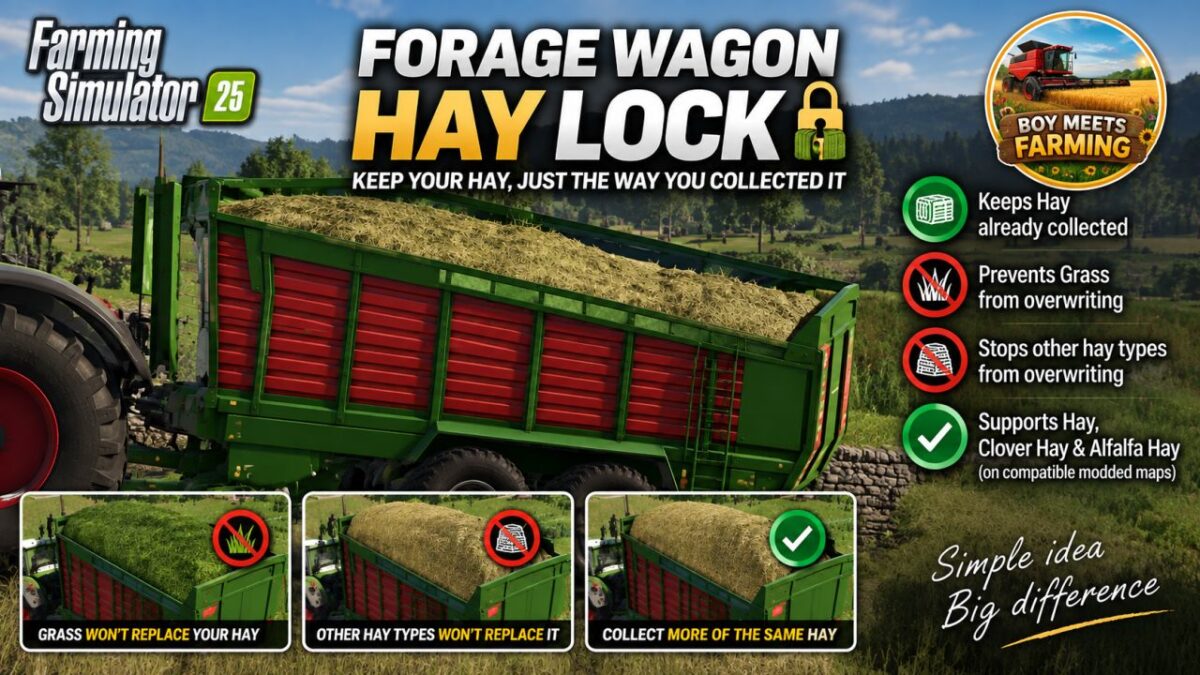 Forage Wagon Hay Lock v 1.0