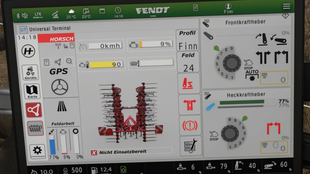 Horsch Grubber isoBUS Screen (Prefab) v 1.0