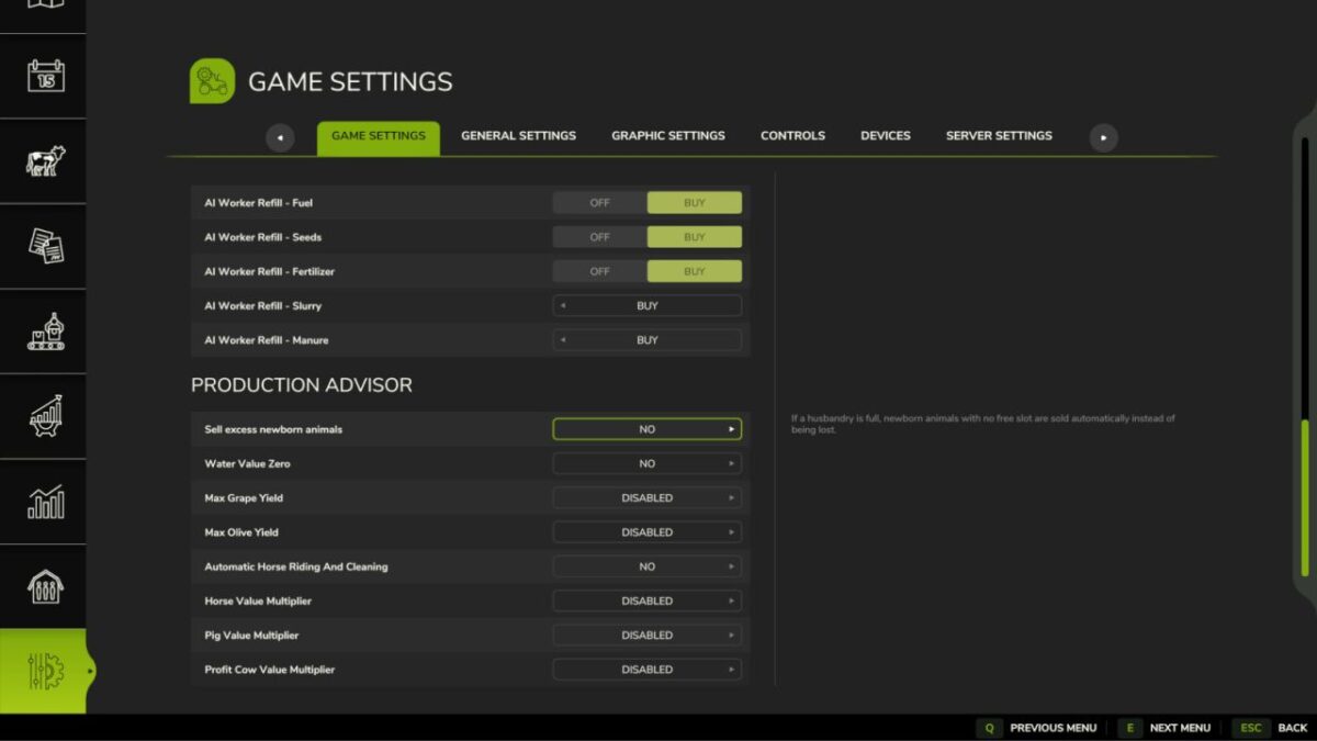 Production Advisor v 1.0