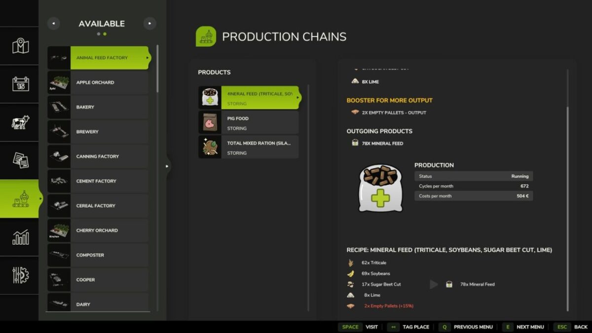 Production Booster System v 1.0
