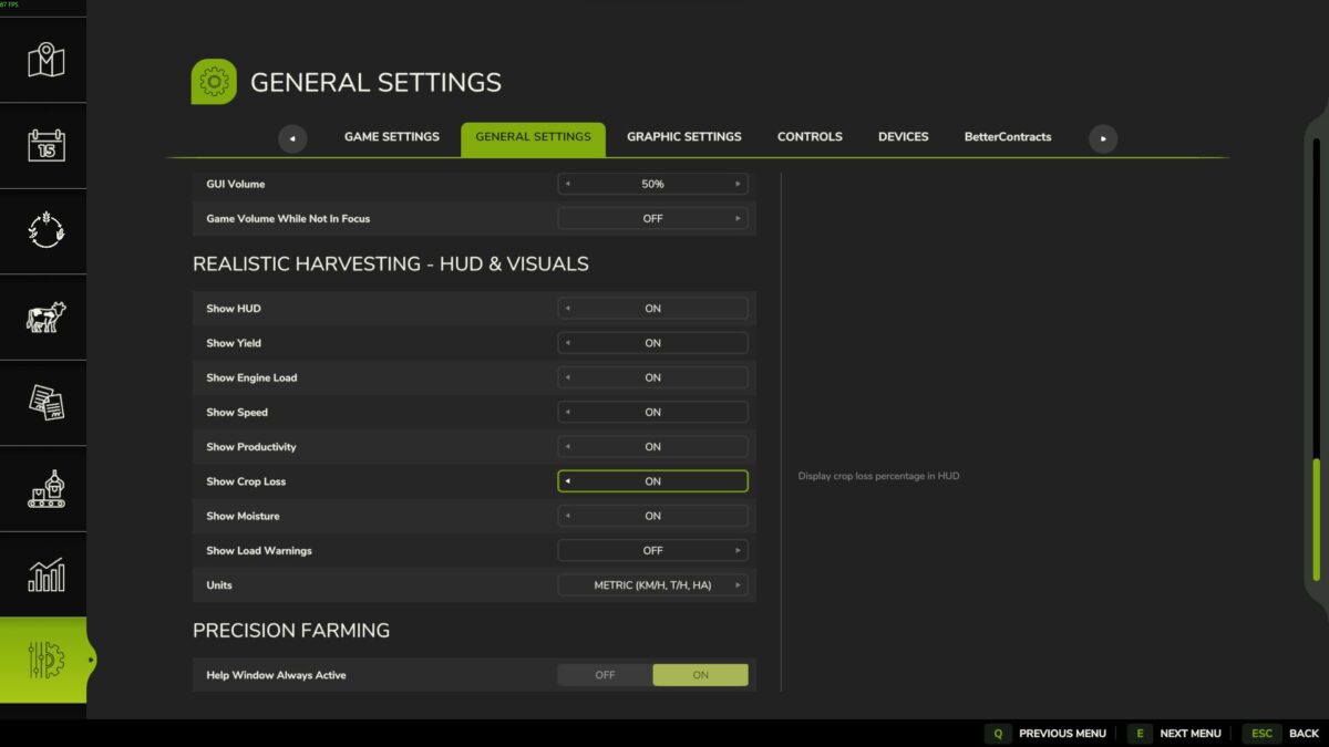 Realistic Harvesting v 1.5.2.0