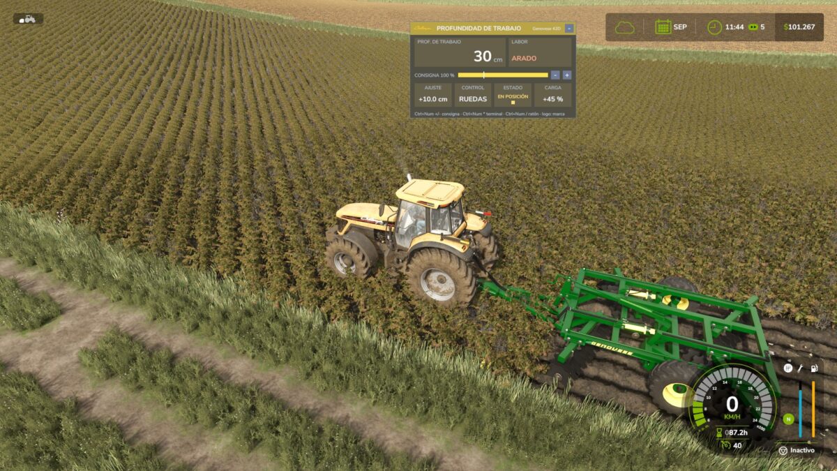 Variable Working Depth v 1.0