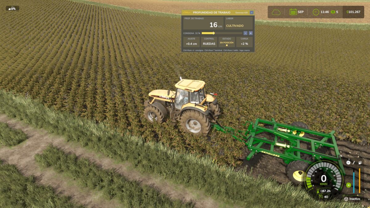 Variable Working Depth v 1.0