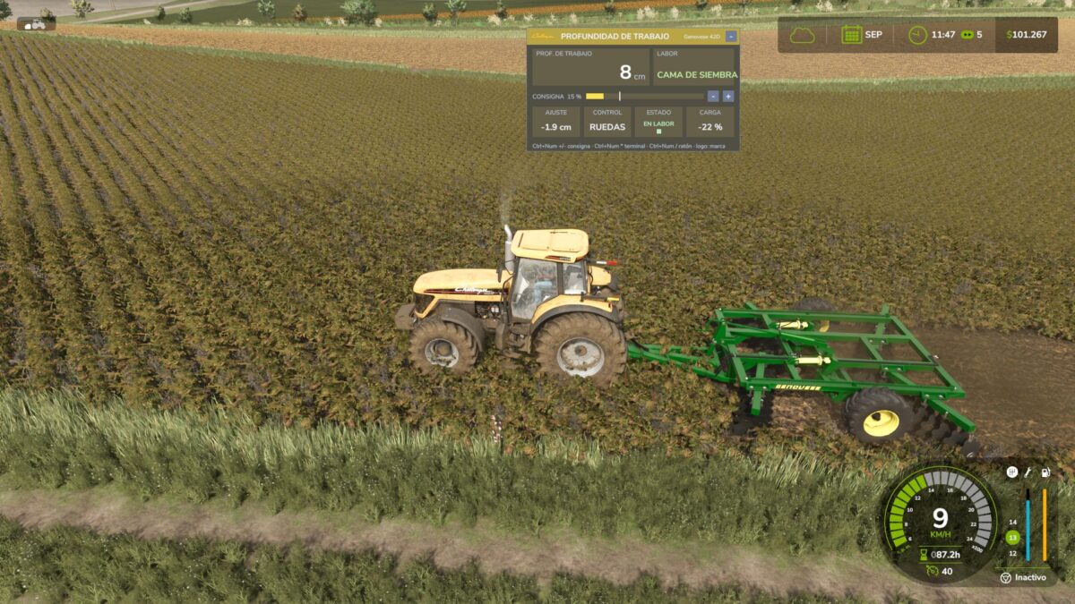Variable Working Depth v 1.0