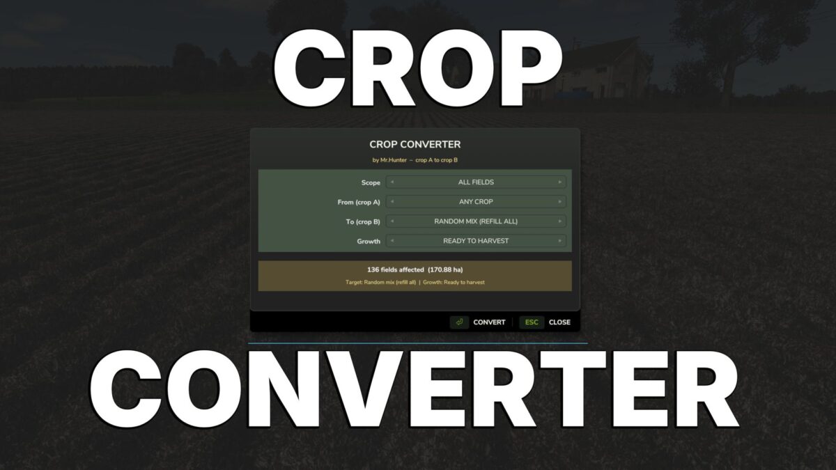 Crop Converter v 1.1