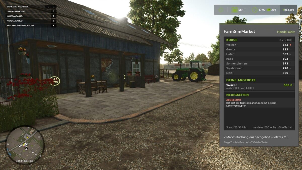 FarmSimMarket – Player Market & Rankings v 0.27