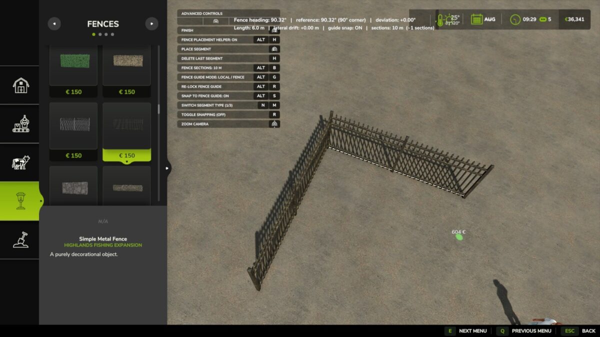 Fence Placement Helper v1.0.0.0