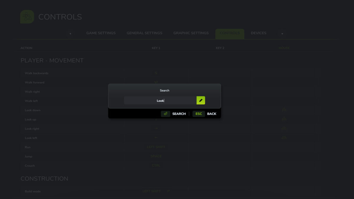 Game Controls Search v1.0.0.0