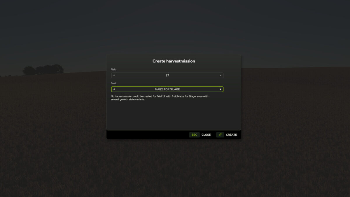 Harvestmission Creator v1.0.0.0