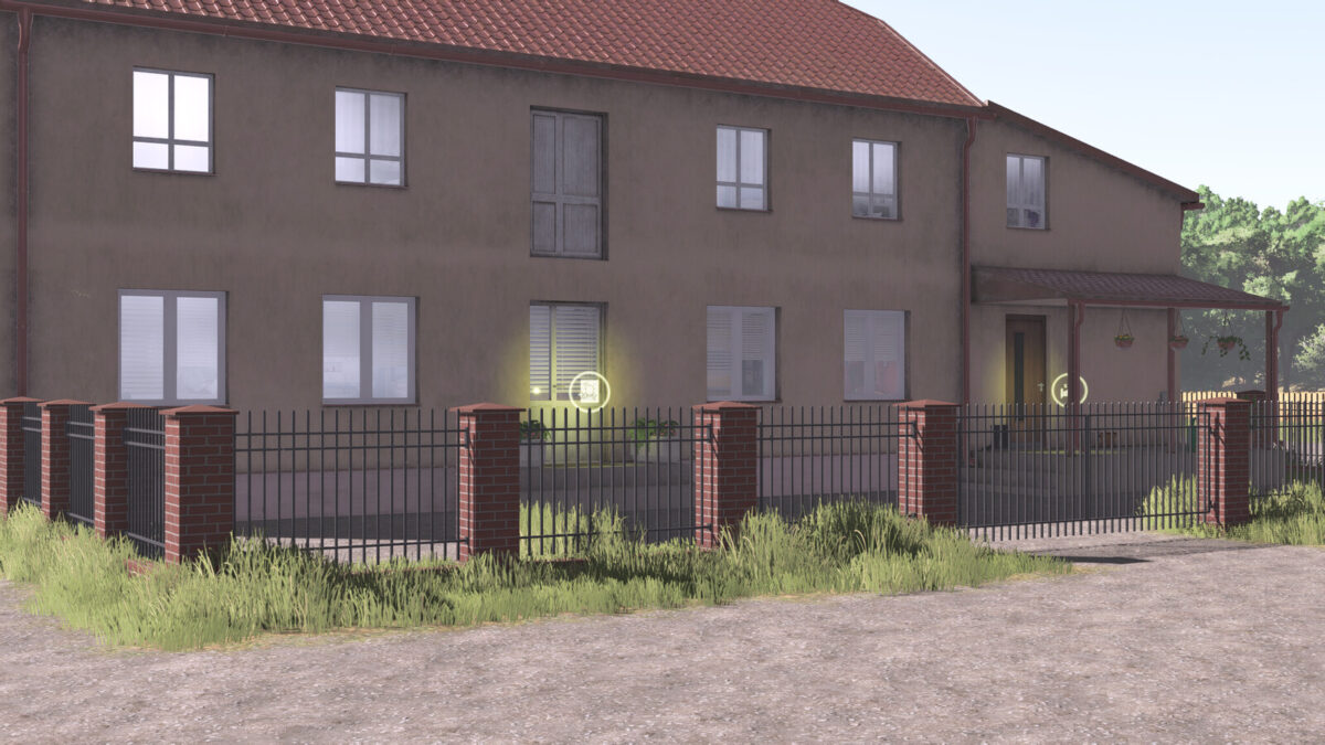 Red Brick And Metal Fence v1.1.0.0